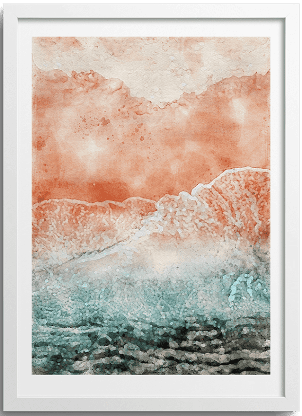 Sea and sand posters - Natural art posters