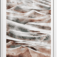 Watercolor Natural Sand Dune Poster | N01