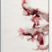 Watercolor Editorial Red Shoe Poster