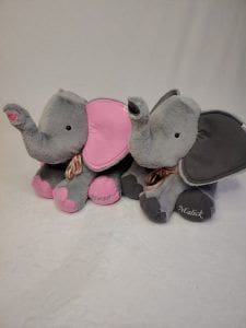 Beautiful Faux Fur Elephant Teddy - 38cm Tall (Personalization Options) | Local is Lekker ZA | African Gifts