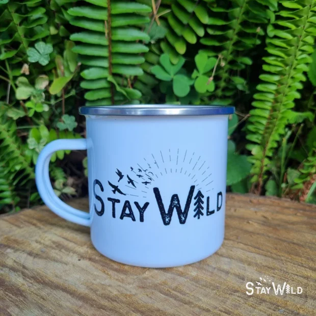 Stay Wild Enamel Mug