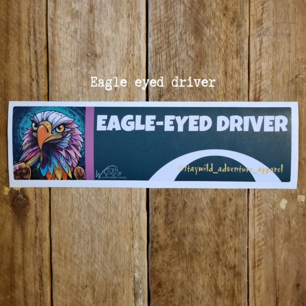 Winged Watcher Car Bumper Stickers