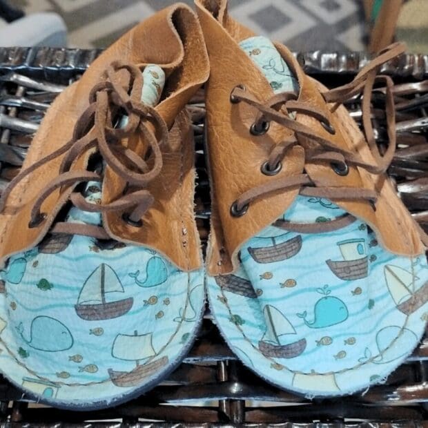 Charming Little Sailboats Baby Vellies - End of Range  - Image 3