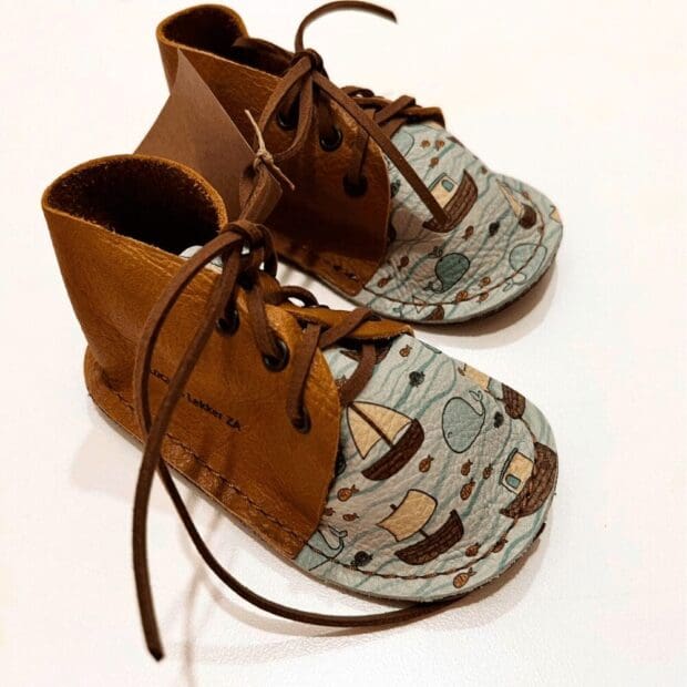 Charming Little Sailboats Baby Vellies - End of Range  - Image 2