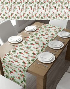 Candy Cane Table Runner (Christmas Table Runner) | Local is Lekker ZA | African Gifts