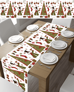 Frosty Fun Table Runner (Christmas Table Runner) | Local is Lekker ZA | African Gifts