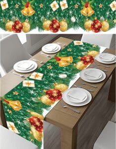 Jingle Bell Joy Table Runner (Christmas Table Runner) | Local is Lekker ZA | African Gifts