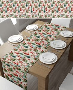 Jolly Santa Table Runner (Christmas Table Runner) | Local is Lekker ZA | African Gifts