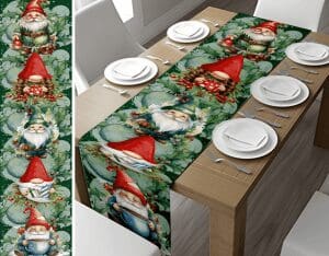 Enchanting Gnome Table Runner (Christmas Table Runner) | Local is Lekker ZA | African Gifts