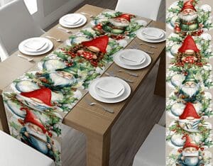 Gnome-tastic Festive Table Runner (Christmas Table Runner) | Local is Lekker ZA | African Gifts