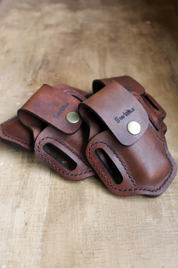 Stay Wild Genuine Leather Multitool pouches