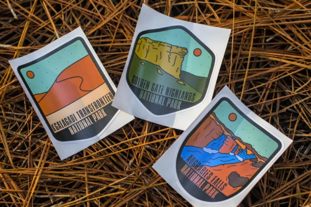 SA National Parks Sticker Set