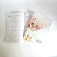 Soft Posy 2025 Desk Calendar for Ladies 