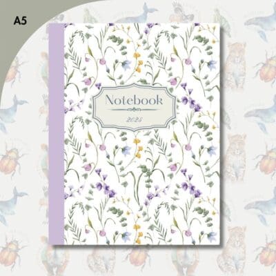 Floral Notebook 2025