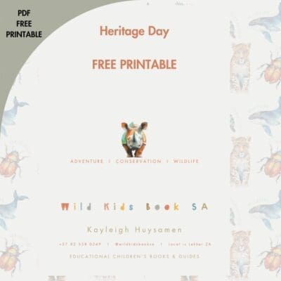 Heritage Day Colouring Poster