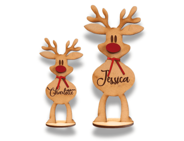 Adorable Wooden Reindeer Decorations