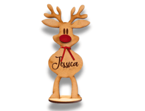 Adorable Wooden Reindeer Table Placeholders (Personalised) | Local is Lekker ZA | African Gifts