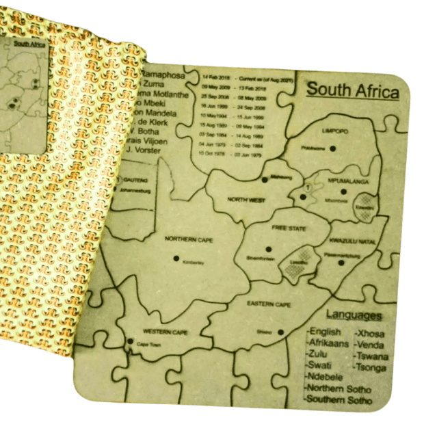 South Africa Wooden Map Puzzle - Image 2