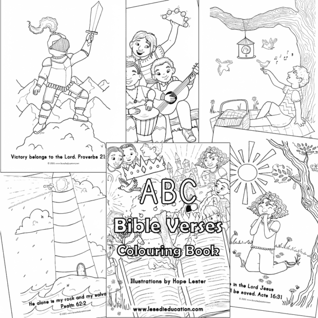 ABC Bible Verses Colouring Book - Image 2