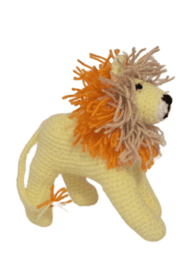 Yellow Crochet Lion Handmade | Local is Lekker ZA | African Gifts