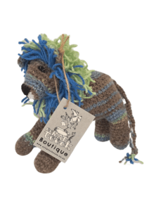 Blue and Beige Striped Lion - Crochet Handmade | Local is Lekker ZA | African Gifts