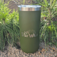 Stay Wild Olive Green Tumbler