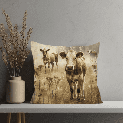 Country Cow Scatter Cushions (Printed) 