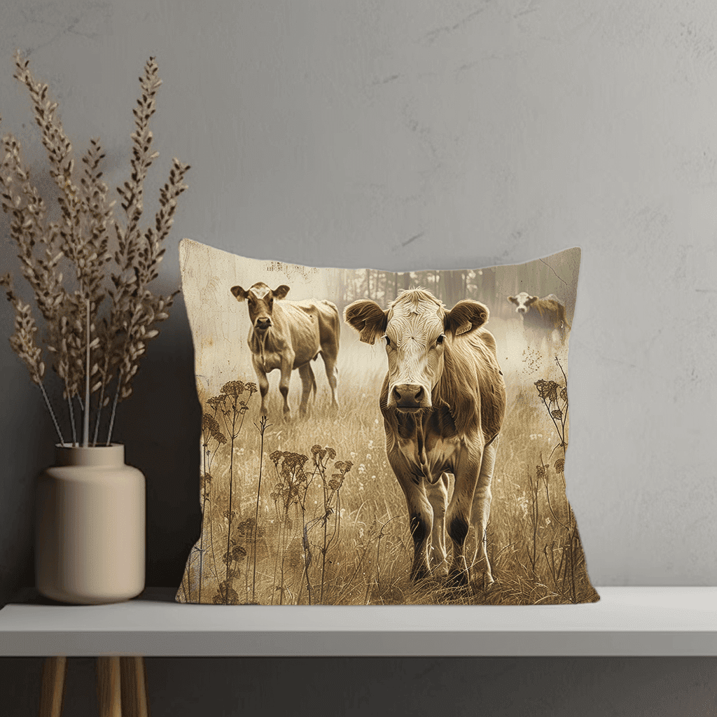 Country Cow Scatter Cushions (Printed) 