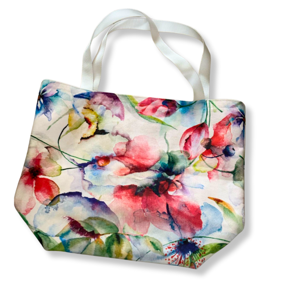 Watercolour Floral Tote