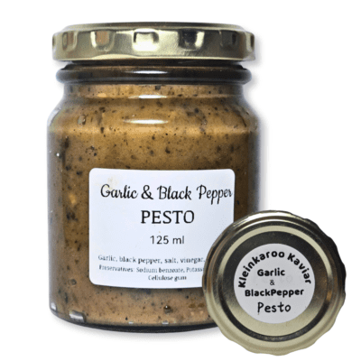 Garlic and Black Pepper Pesto