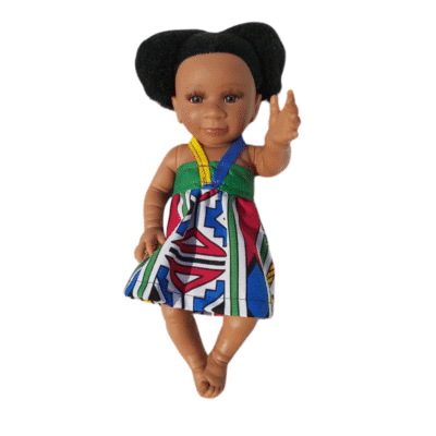 African Doll in Ndebele Dress