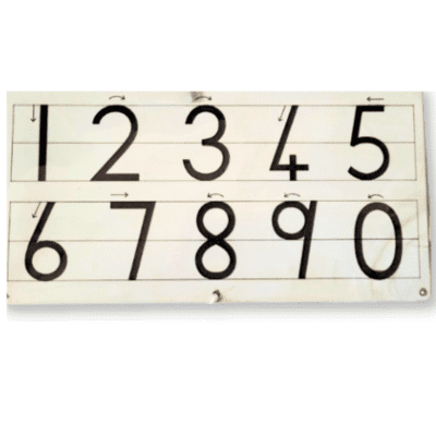 Montessori Number Tracing Boards (A5)