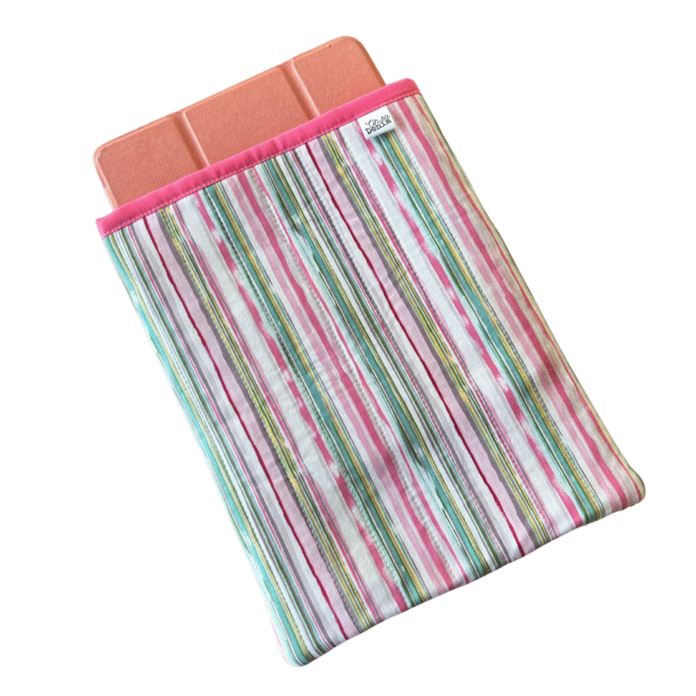 Pastel Stripes Tablet/Book Sleeve (22cm x 28.5 cm)