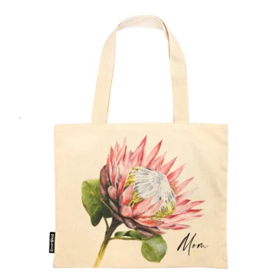 King Protea Cotton Shopper Bag