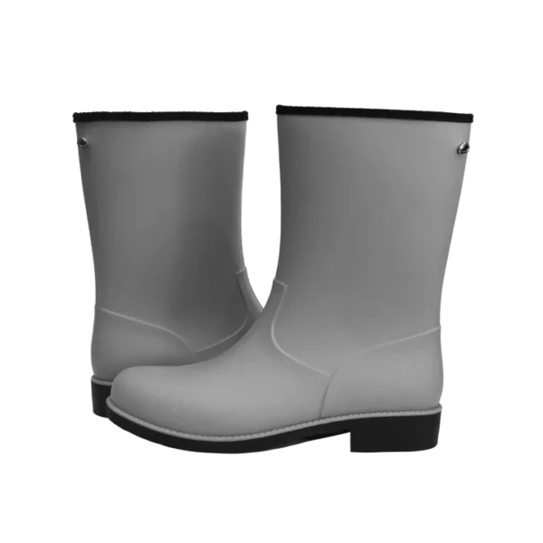 Silver Lining Lady Grey Mid-Calf Gumboot
