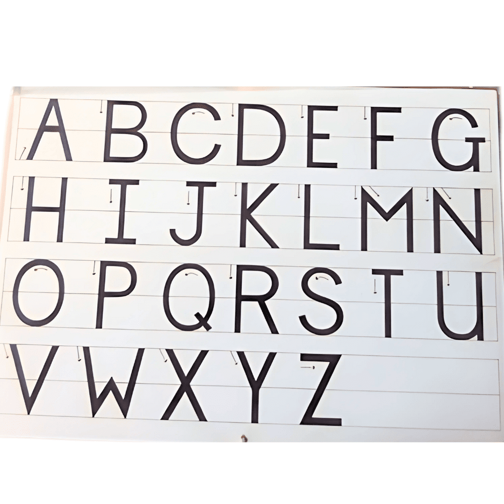 Montessori Alphabet Tracing Boards (Upper Case)
