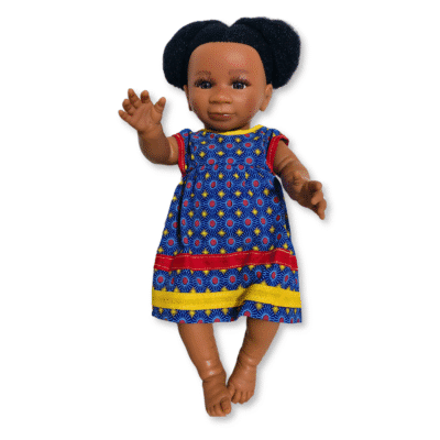 Paula Jean Doll Blue Shweshwe